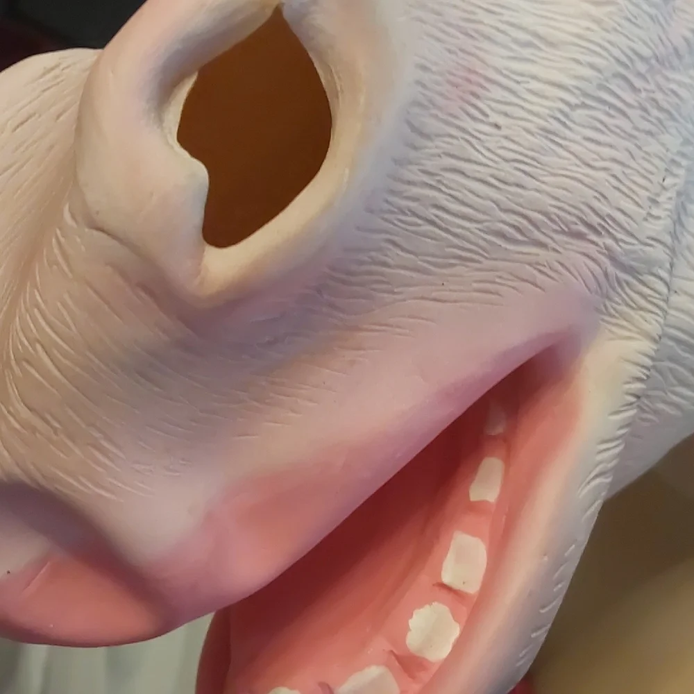 Easter Unlimited Unicorn Mask With Pink Accents.